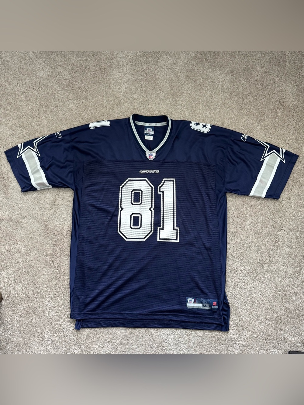 Terrell Owens Reebok On Field Dallas Cowboys Football Jersey NFL Men Sz 2XL